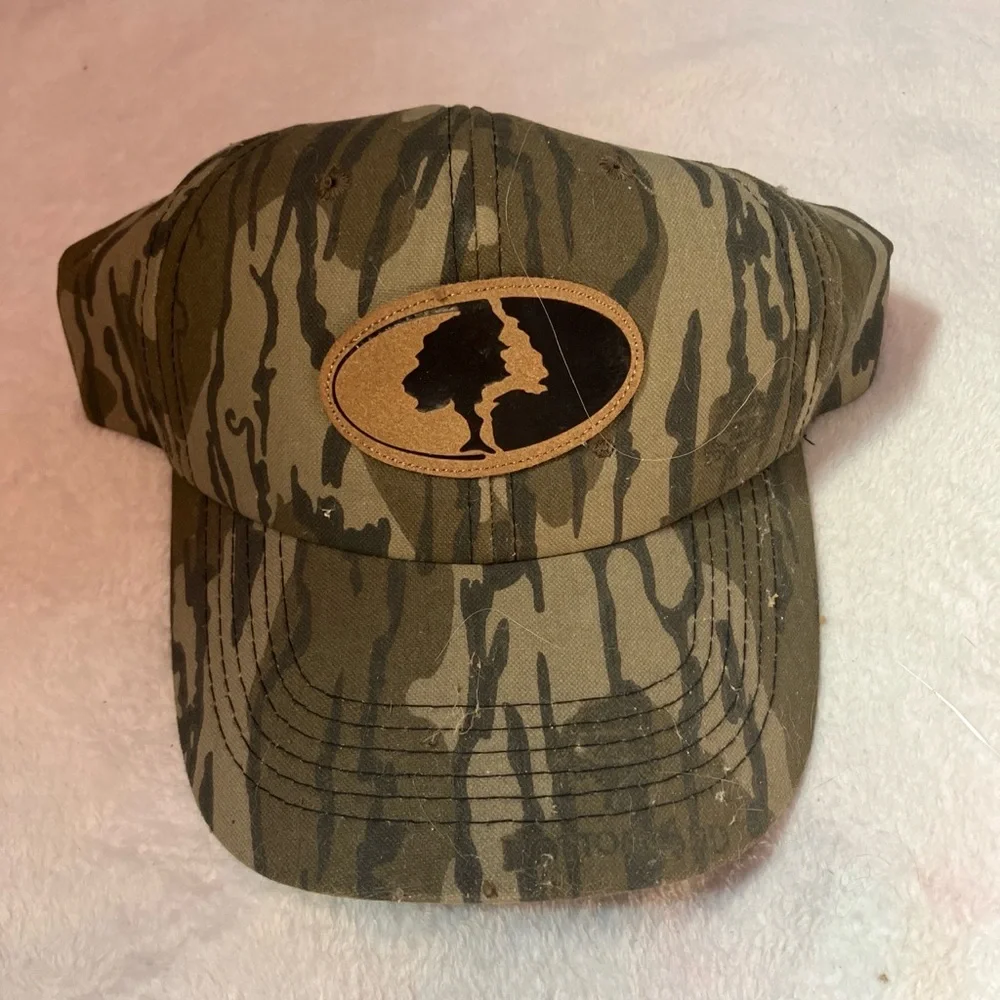 Camo Baseball Cap with Silhouette Patch